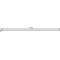 Dekorativ puller i aluminium | serie 495.01B | Tv�rstang St�lr�r � 33,7 mm, l�ngde: 2000 mm, varmgalvaniseret og lakeret antracitgr� (metallisk gr�) Tv�rstang, inkl. aluminiumsforbindelsessokler til lige vandret position